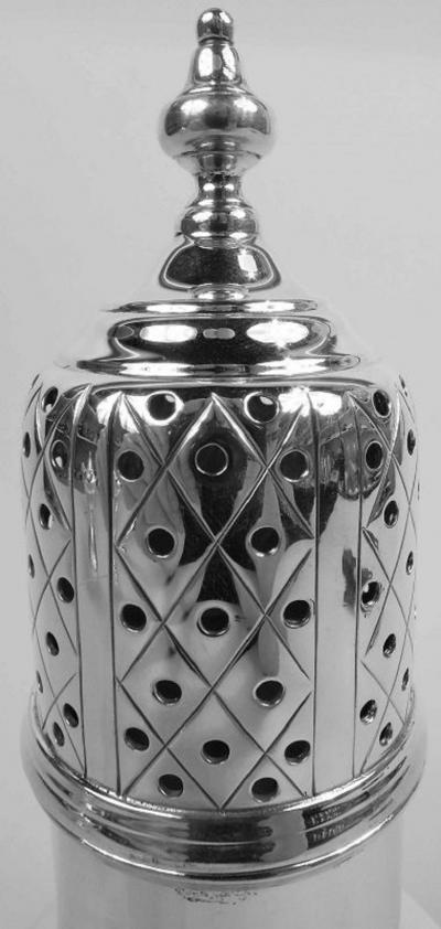  Tuttle Antique Tuttle Edwardian Georgian Sterling Silver Sugar Caster