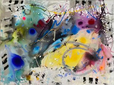  Tyler Murphy Contemporary Abstract Painting on Canvas by Tyler Murphy