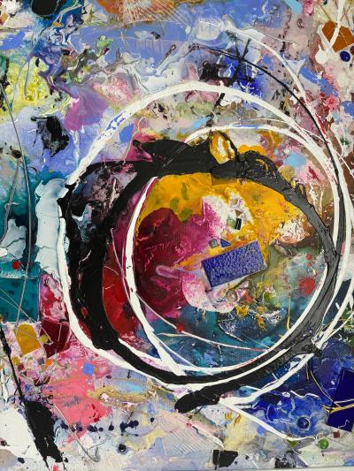  Tyler Murphy Contemporary Tyler Murphy Abstract Painting on Canvas