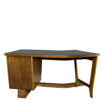  ULUV Kr sn jizba c1937 Kr sn Jizba asymmetrical cubist oakwood desk Czech