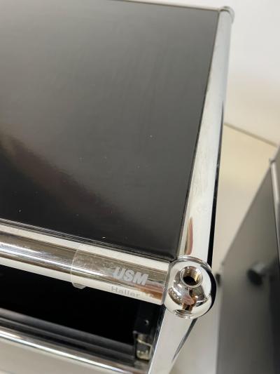  USM Haller Pair of Small Mid Century Modern Cabinets by USM Haller