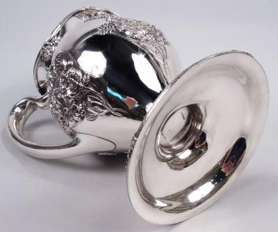  Udall Ballou Fresh and Pretty American Art Nouveau Sterling Silver Water Pitcher