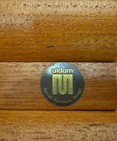  Uldum Mobelfabrik Uldum M belfabrik Danish Modern Biomorphic Teak Coffee Table Uldum M belfabrik Smoked Glass Top