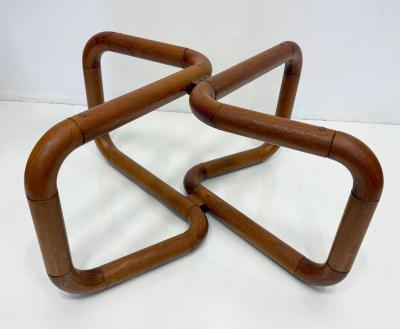  Uldum Mobelfabrik Uldum M belfabrik Danish Modern Biomorphic Teak Coffee Table Uldum M belfabrik Smoked Glass Top