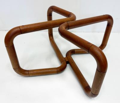 Uldum Mobelfabrik Uldum M belfabrik Danish Modern Biomorphic Teak Coffee Table Uldum M belfabrik Smoked Glass Top