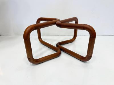  Uldum Mobelfabrik Uldum M belfabrik Danish Modern Biomorphic Teak Coffee Table Uldum M belfabrik Smoked Glass Top