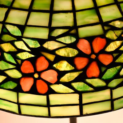  Unique Art Glass Metal Company Antique Unique Art Glass Metal Co Periwinkle Table Lamp