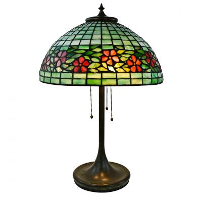  Unique Art Glass Metal Company Antique Unique Art Glass Metal Co Periwinkle Table Lamp