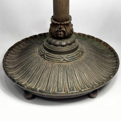  Unique Art Glass Metal Company POPPY by Unique Art Glass Metal Co Floor Lamp Early 20th Century