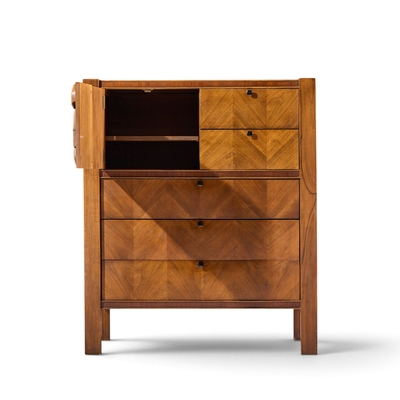  United Furniture Corporation United Tiki Mid Century Gentlemans Chest