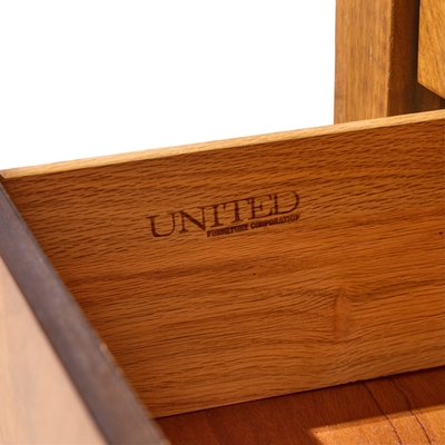  United Furniture Corporation United Tiki Mid Century Gentlemans Chest