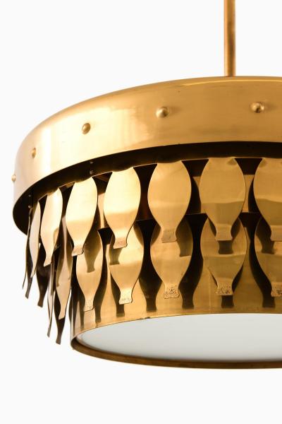  Uno Dahl n Ceiling Lamp with Fish shaped Metal Elements by Uno Dahl n 1960s