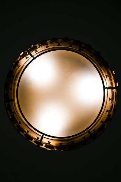  Uno Dahl n Ceiling Lamp with Fish shaped Metal Elements by Uno Dahl n 1960s