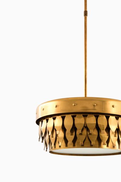  Uno Dahl n Ceiling Lamp with Fish shaped Metal Elements by Uno Dahl n 1960s