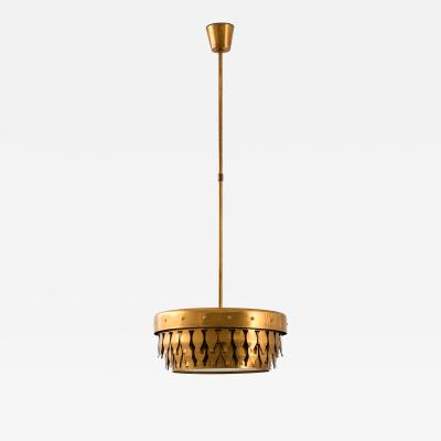  Uno Dahl n Ceiling Lamp with Fish shaped Metal Elements by Uno Dahl n 1960s