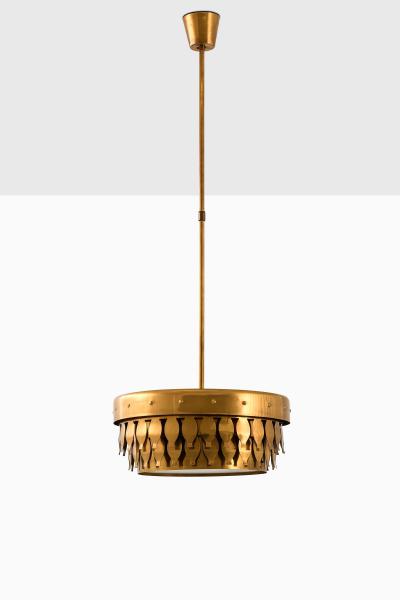  Uno Dahl n Ceiling Lamp with Fish shaped Metal Elements by Uno Dahl n 1960s