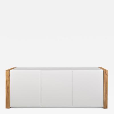  Uultis Design Masp Sideboard in White with Teak End Frames