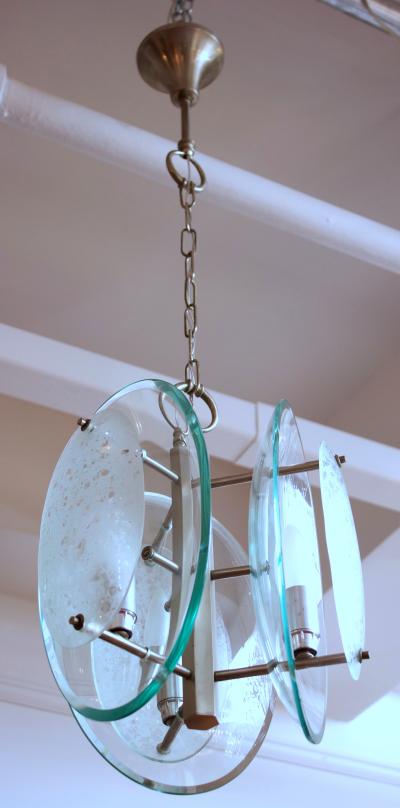  VECA Three Light Pendant by VECA Italy 1960
