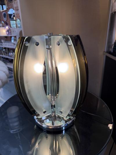  VECA Veca Space Age Table Lamp for Fontana Arte 1970s Italy