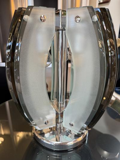  VECA Veca Space Age Table Lamp for Fontana Arte 1970s Italy