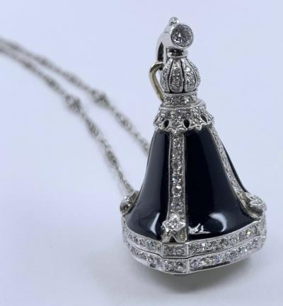  Vacheron Constantin Platinum Art Deco Pendant Watch