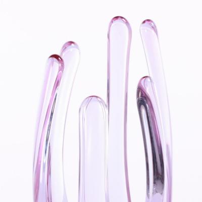  Val St Lambert Val Saint Lambert A red glass Splash vase by Val Saint Lambert Belgium C 1950 