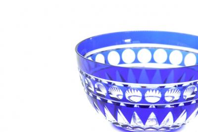  Val St Lambert Val Saint Lambert Cut Crystal Tableware Serving Bowl Service 9 People