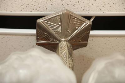  Val St Lambert Val Saint Lambert Impressive Art Deco Chandelier by Val Saint Lambert