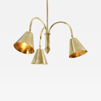  Valenti Brass Ceiling Lamp by Valenti Spain 1950s