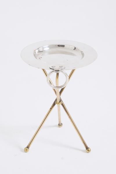  Valenti Pair of Silvered Side Tables