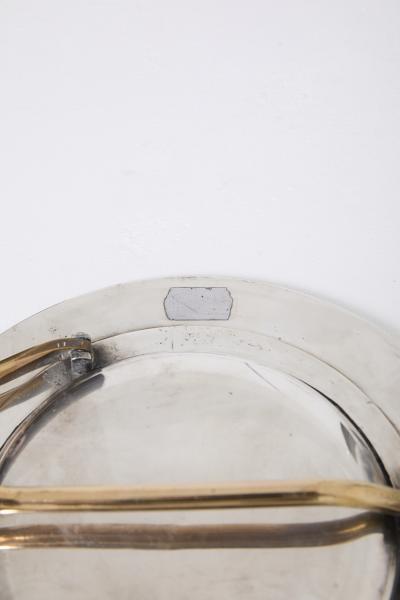  Valenti Pair of Silvered Side Tables