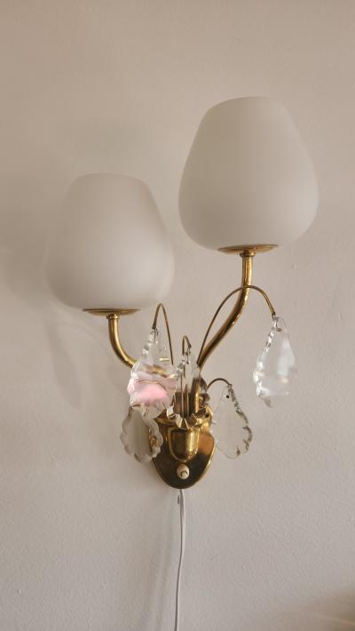  Valinte OY Charming Wall Lamps by Valinte Oy Finland 1950s