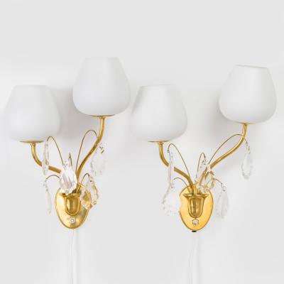  Valinte OY Charming Wall Lamps by Valinte Oy Finland 1950s