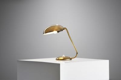  Valinte OY Mid Century Model 2433 Brass Desk Lamp by Valinte Oy Finland 1950s