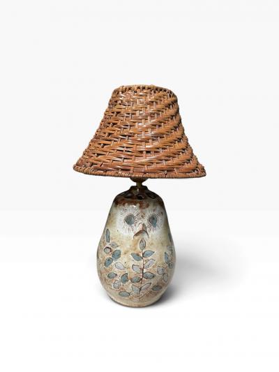  Vallauris 197 s Studio pottery ceramic lamp by MILLAN
