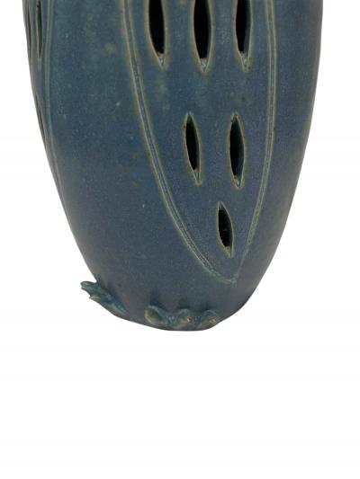  Vallauris 1970s Owl Studio pottery ceramic lamp by Vallauris