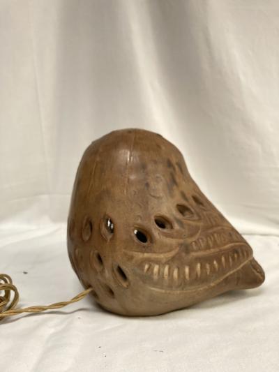  Vallauris 1970s Studio pottery Vallauris ceramic owl night lamp