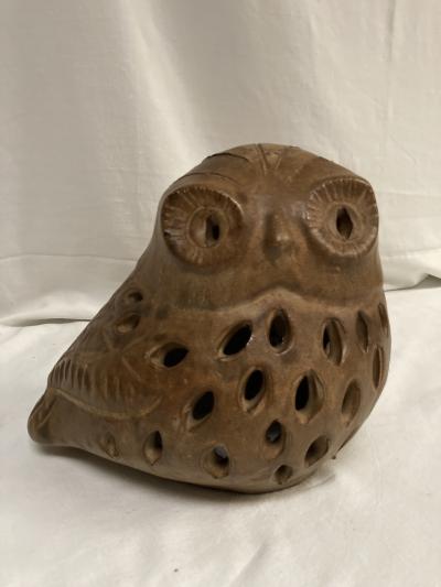  Vallauris 1970s Studio pottery Vallauris ceramic owl night lamp
