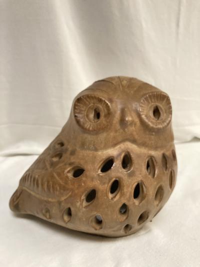  Vallauris 1970s Studio pottery Vallauris ceramic owl night lamp