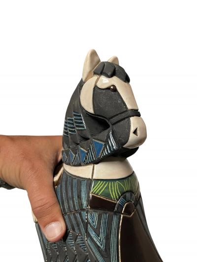 Vallauris 1970s Studio pottery ceramic horse attributed to Vallauris