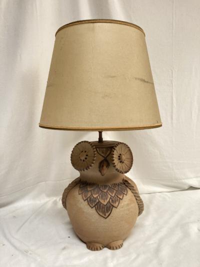  Vallauris 1970s Studio pottery ceramic lamp