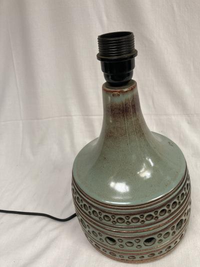  Vallauris 1970s Studio pottery table lamp by Vallauris