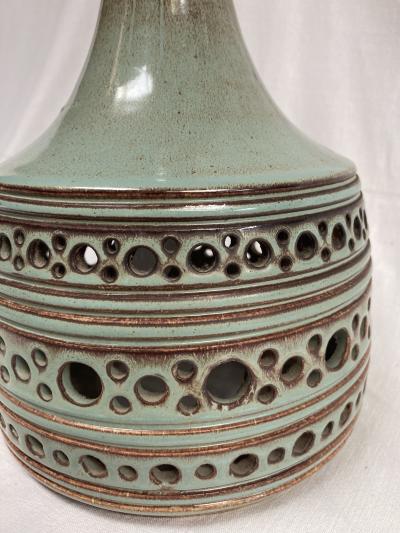  Vallauris 1970s Studio pottery table lamp by Vallauris