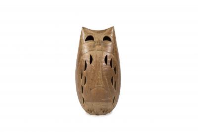  Vallauris 1970s Vallauris ceramic owl lamp