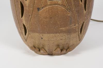  Vallauris 1970s Vallauris ceramic owl lamp