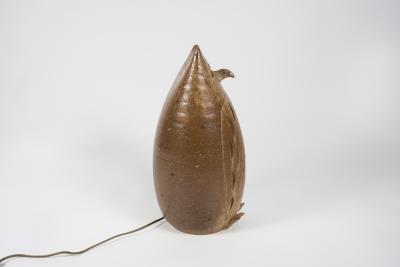  Vallauris 1970s Vallauris ceramic owl lamp