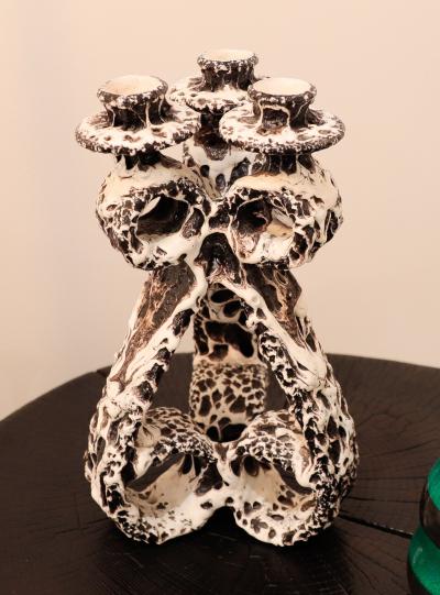  Vallauris A Vallauris Ceramic Candlestick circa 1960