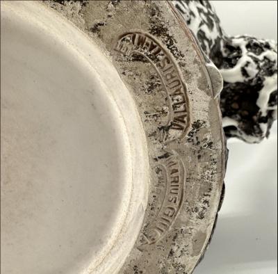 Vallauris Marius Giuge for Vallauris Large Ceramic Vase