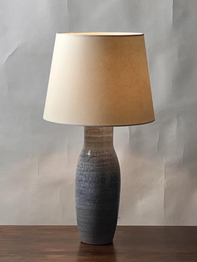  Vallauris Unique Glazed Ceramic Lamp by Dominique Baudart Vallauris France