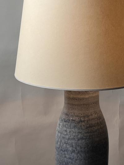  Vallauris Unique Glazed Ceramic Lamp by Dominique Baudart Vallauris France